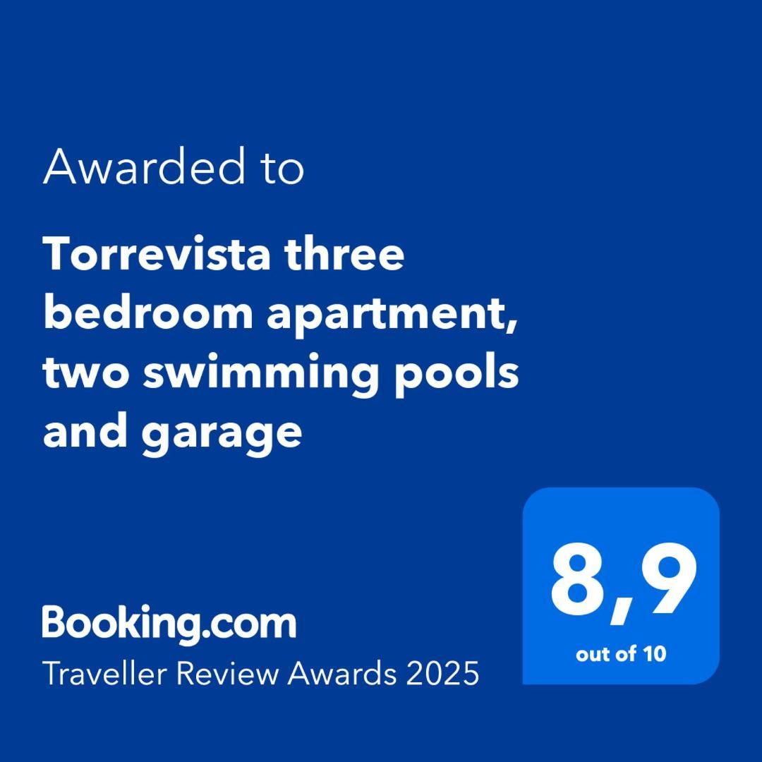 Torrevista Three Bedroom Apartment, Two Swimming Pools And Garage Torrevieja Exteriér fotografie